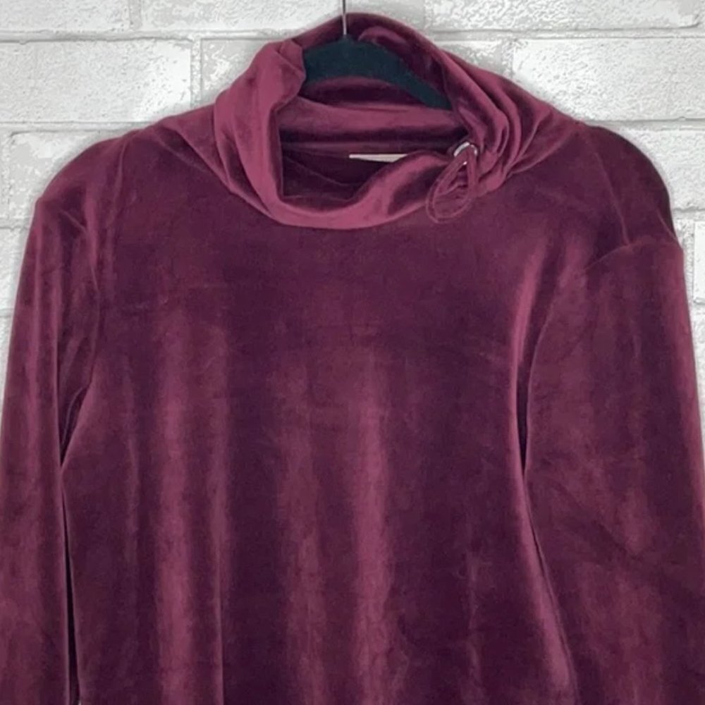 NWT Dana Buchman Cowl Neck Long Sleeve - Picture 3 of 8